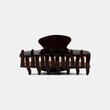 L & S Logo Petit Hair Claw Clip (Brown)