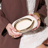 Celina Statement Clutch (White)