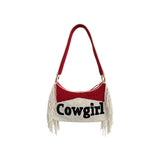 Cowgirl Tassel Beaded Bag