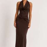 Ariana Dress (Chocolate Brown)