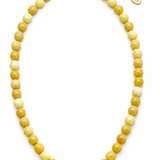 Golden Stone & Freshwater Pearl Necklace