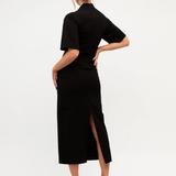 Janice Midi Dress (Black)