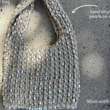 Sirena Pearl Beaded Bag