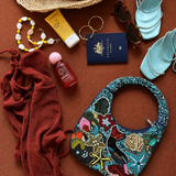 Under The Sea Beaded Bag
