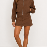 Bria Skort (Brown)