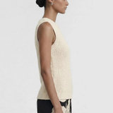 Cove Knit Tank (Natural Beige)