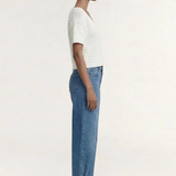 Mae Barrel Leg Jeans (Mid Blue)