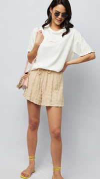 Oli Embroidered Oversize Tee