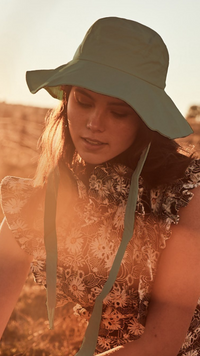 Melrose Bucket Hat (Olive)