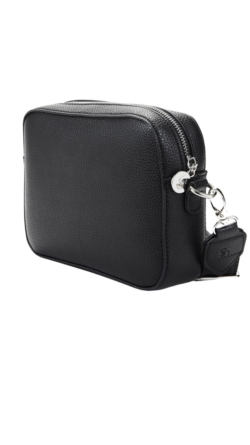 Bond Crossbody Bag (Black/Silver)
