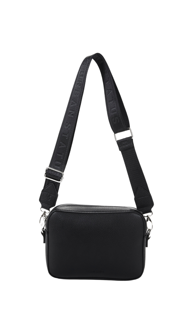 Bond Crossbody Bag (Black/Silver)