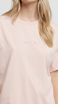 Horizon Embroidered Longline Tee