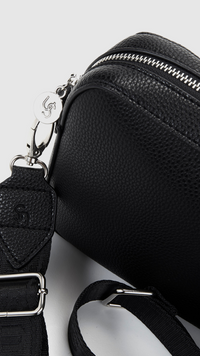 Bond Crossbody Bag (Black/Silver)