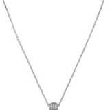 Nahla Circle Necklace (Silver)