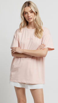 Horizon Embroidered Longline Tee