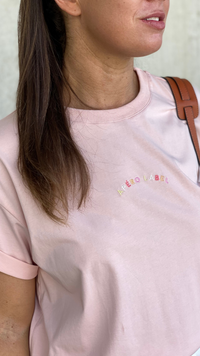 Horizon Embroidered Longline Tee