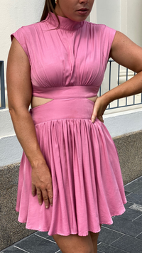 Sadie Mini Dress (Pink)