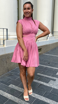 Sadie Mini Dress (Pink)