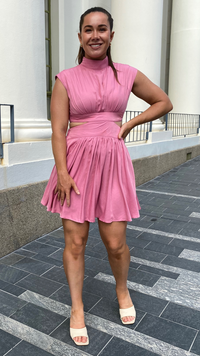 Sadie Mini Dress (Pink)