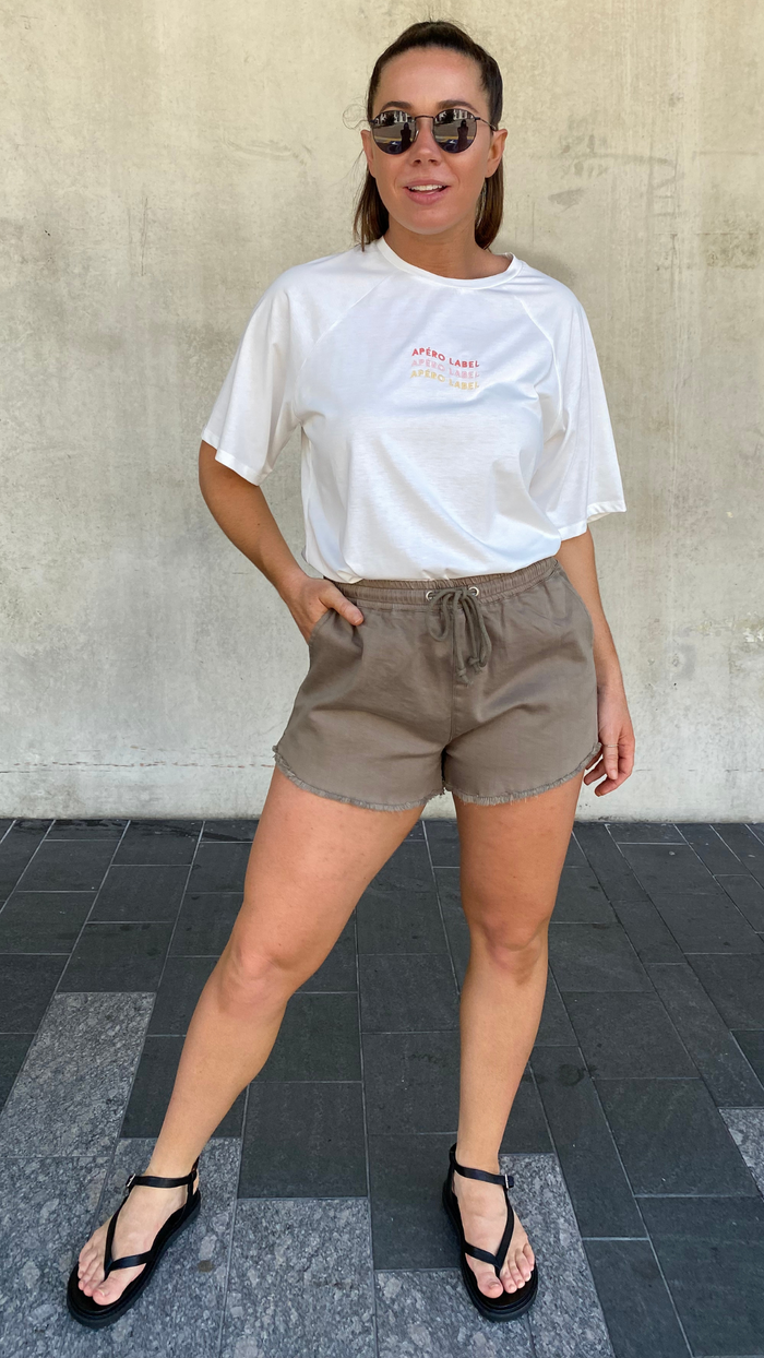 Oli Embroidered Oversize Tee