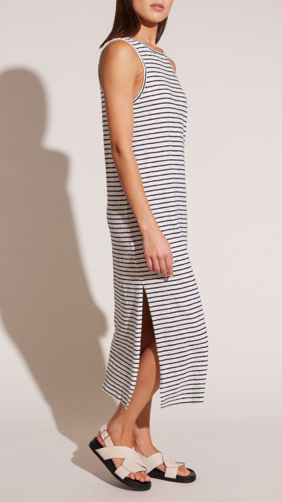Aries Stripe Midi Dress