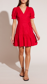 Salerno Wrap Mini Dress