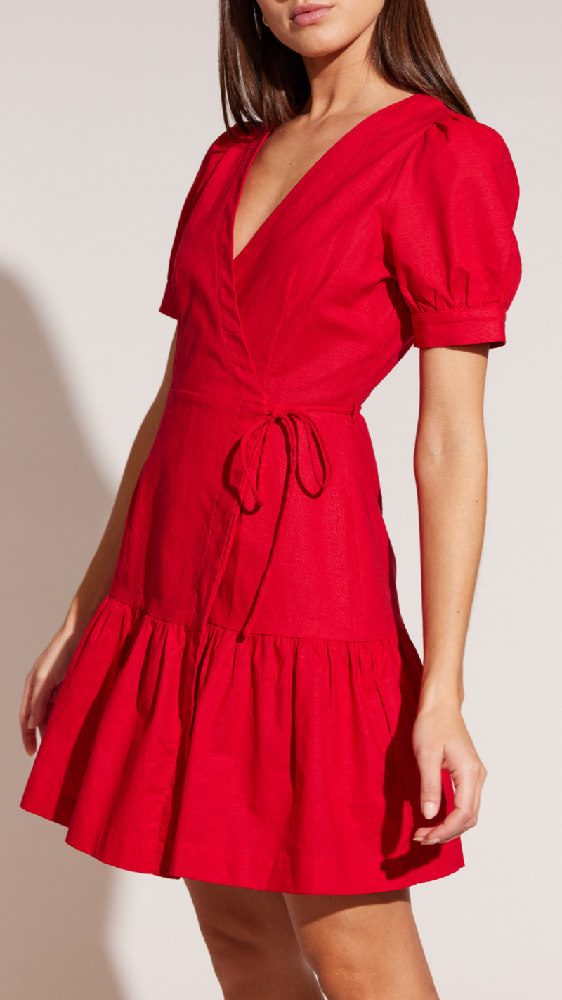Salerno Wrap Mini Dress