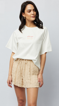 Oli Embroidered Oversize Tee