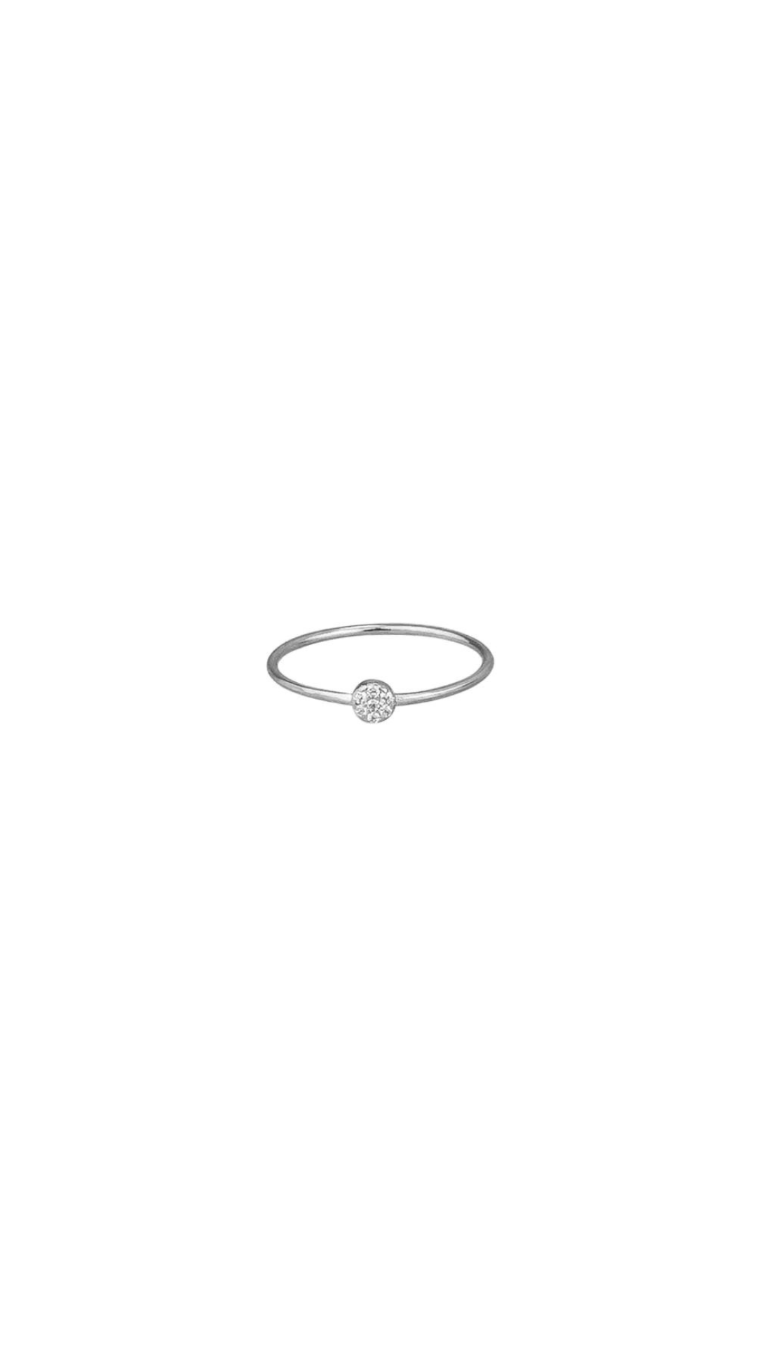 Petite Circle Ring (Silver)