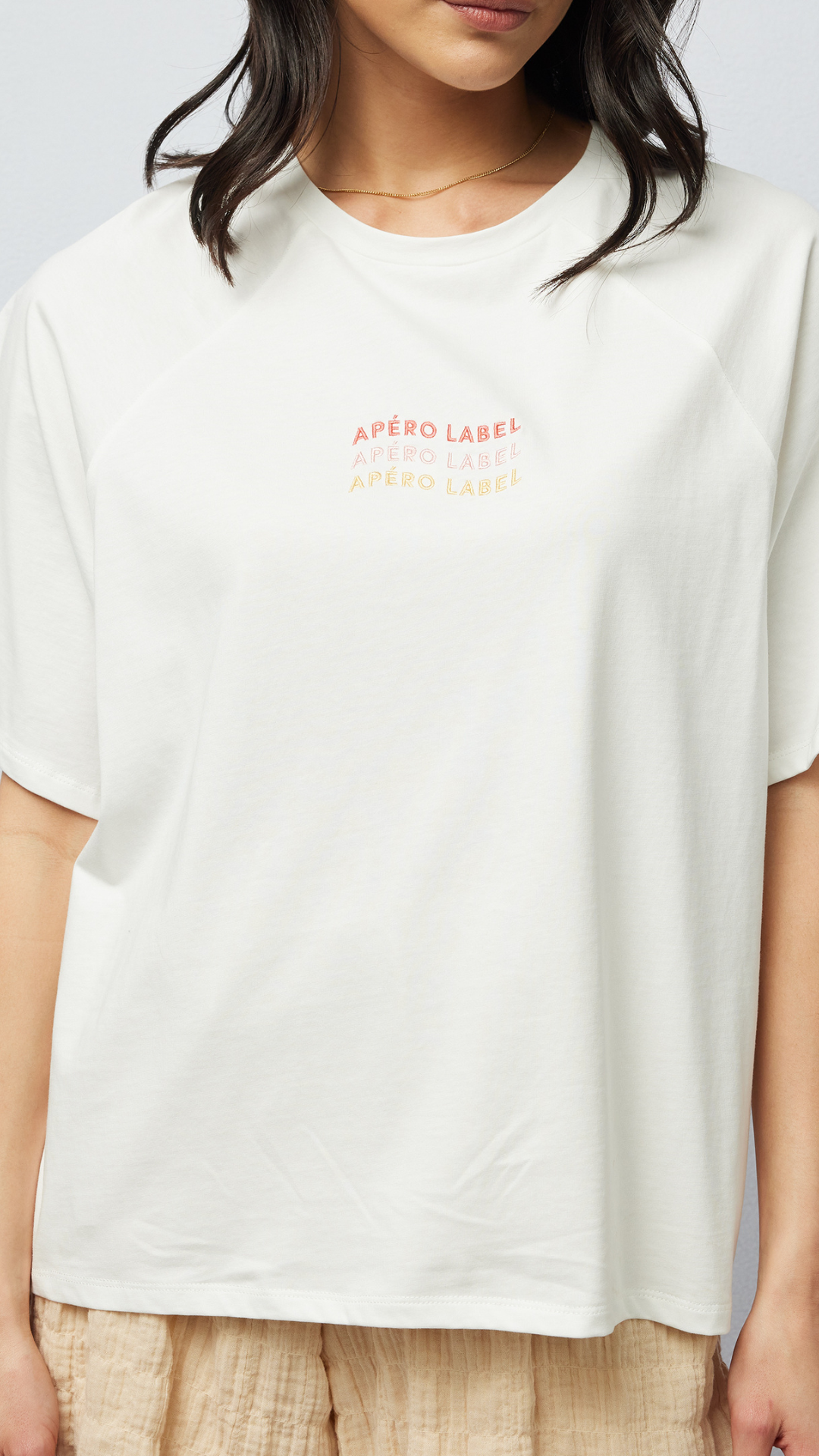 Oli Embroidered Oversize Tee