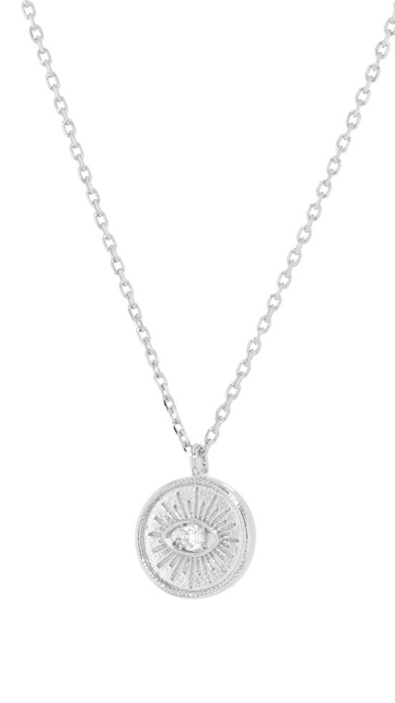 Emilia Eye Necklace (Silver)